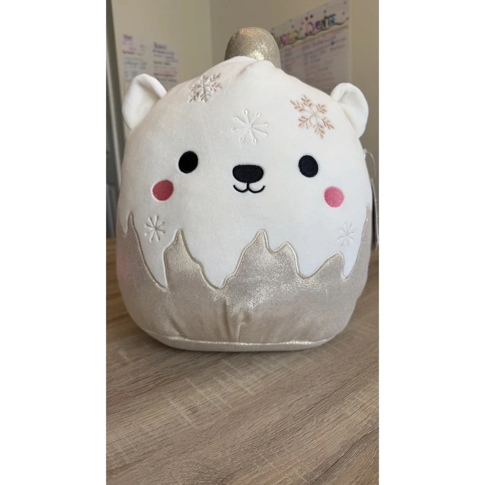 Squishmallows Brooke Holiday Bear Plush – New with Tags 12